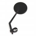 Uxcell 75mm Dia Round Shaped Motorcycle Motorbike Adjustable Rearview Mirror Black