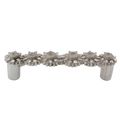 Vicenza Designs K1081 Carlotta Daisy Pull 3-inch Polished Silver 