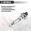Motoforti Automatic Transmission Input Speed Sensor Vehicle For Toyota Rav4 1994-2004 Plastic No 94853145 8318142010 Black