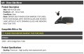 Left Driver Side Power Mirror Textured Non Tow Type With Heated Glass Turn Signal And Puddle Lampout Auto Dimming -compatible