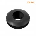 Uxcell Wire Protector Oil Resistant Armature Rubber Grommet 5mm Inner Dia 100pcs Black