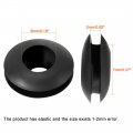 Uxcell Wire Protector Oil Resistant Armature Rubber Grommet 5mm Inner Dia 100pcs Black
