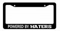 License Plate Frame For Powered By Haters Jdm Racing Drifting Drag Funny Car Truck Holder Style-gd587-290 