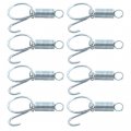 10pcs Rabbit Spiral Cage Door Tension Spring Latches Hooks Furniture New 