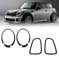 Headlight Grille Surround Trim Kit Taillight Covers Bezel Frame Guard Trim Replacement For Mini R56 R57 R58 R59 S Jcw