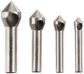 Keo 518 Cobalt Steel Single-end Countersink Set Uncoated Bright Finish 82 Degree Point Angle 16 5 8 Head Diameter 