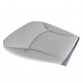 Wflnhb Driver Side Bottom Seat Cover Gray Leather Replacement For 2002-2008 E150 E250 E350 E450 E550