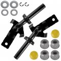 Caltric Steering Spindles Bushing Kit Compatible With John Deere 102 155c 190c