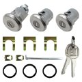 654394765282 654394765677 Upgraded Car Door Trunk Lock Cylinder Keys Set For Chevrolet Impala 1965-1967 1981-1982 