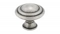 Richelieu Hardware Bp20630139 Classic Metal Knob-2063 1 4-in Old Silver 