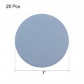 Uxcell 3-inch Hook And Loop Sanding Disc Wet Dry Silicon Carbide 5000 Grit 20 Pcs