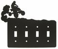 4 Wheeler Atv Quadruple Light Switch Plate Cover 
