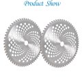 60t Carbide Tip Brush Cutter Blades 10 In Diameter 1 Bore Replacement For Wood And Shrubs 2 Set