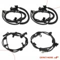 A-premium Abs Wheel Speed Sensor Compatible With Ford Models F-150 F150 2015-2020 Front Rear Driver And Passenger Side 4-pc Set
