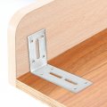 Uxcell Adjustable L Corner Braces 2pcs 180 X 90 50mm Stainless Steel Code Degree Slotted Angle Brace Bracket For Furniture