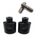 Smt- Black 1 Handlebar 2 Risers Compatible With Dna Paughco Hardbody Springer Chopper Bobber