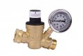 Rv Water Pressure Regulator With Gauge Adjustable 3 4 Hose Valve Camper Trucks Trailer