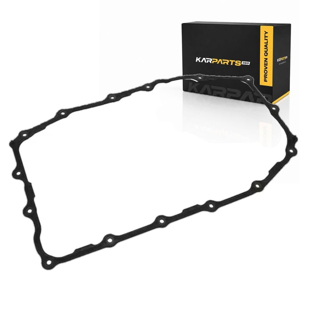 Automatic Transmission Fluid Pan Gasket For Chevy Corvette 2015 To 2019 Steel And Rubber Black 15 Bolt Hole With End Piece