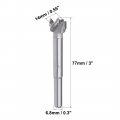 Uxcell Forstner Drill Bits 14mm Tungsten Carbide Wood Hole Saw Auger Opener Woodworking Hinge Drilling Boring Bit Cutter 2pcs
