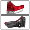 Acanii For 2011-2014 Toyota Sienna Outer Rear Replacement Tail Light Passenger Side Only