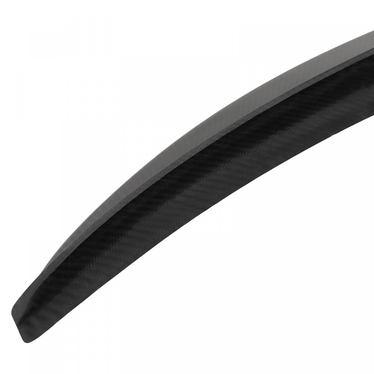 1pc Carbon Fiber Spoiler Wing Compatible For 2010-2016 Hyundai Genesis Coupe Glossy Black Rear Trunk Tail