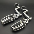Smt-chrome Adjustable Highway Peg Mounting Kit Airflow Footrest Compatible With V-star Roadstar Suzuki Boulevard Equipped 1