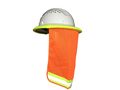 2 Pcs Orange-high Visibility Neck Shield Soft Polyester Mesh High Intensity Color 