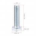 Uxcell Hex Head Screw Bolts Carbon Steel 5 16 -18 1-1 4 Fastener Grade Unc 10pcs