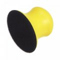Uxcell Hook And Loop Hand Sanding Block 3 Inch Round Detail Disc Pu Foam Backing Plate Manual Sander For Detailing Polishing