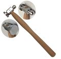 Toolusa 10 Hammer With Flat Head Side And 1 2 Rounded Knob On The Other Ph-10254 