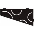 Schluter Systems Quadrilateral Corner Shelf-e Curve Design Matte Black Ses3d6mgs Kerdi-line Shower Acessory 