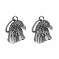 A 2packa Motorcycle Bells For Biker Guardian Riding With Hanger Motorcycle Accessory Or Keychain Good Luck Eagle Head 
