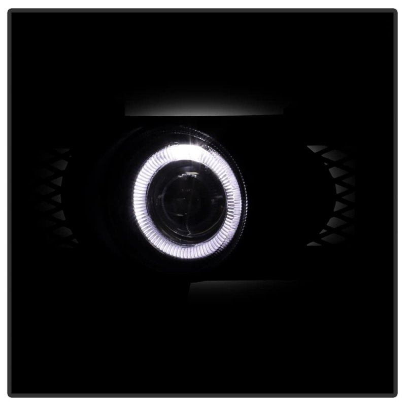 1997-1998 Ford F150 F250 Expedition Led Halo Projector Bumper Fog Lights W Switch Assembly Set Left Right