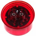 Ocpty 9led Side Marker Light 6pcs 2a Red Round Trailer Lamp Stop Turn Tail Fit For Boats Truck Pickups