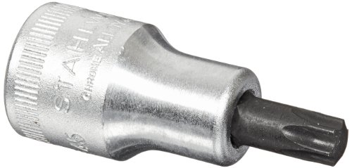 Torx Screwdriver Socket 1 2 In T45 Chrome Alloy Steel For Inside Screws Model 54tx-t45 55 Mm Length