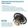 X Autohaux 21200-ed000 25500-2a050 Engine Coolant Thermostat Housing Assembly For Hyundai Accent Kona Elantra Veloster Tucson