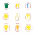 X Autohaux 1000pcs Car Door Fender Panel Retainer Clips Fastener Trim Plastic Push Rivets Assortment For Kia Chevyd Honda For