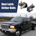 Acropix Car Door Latch Lock Striker Bolts Fit Ford Mercury For Lincoln Pack Of 2 Black