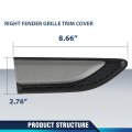 Right Fender Grille Trim Cover For Land Rover Discovery Sport 2015-2016 Lr058534 Black