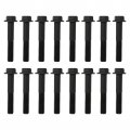 16pcs Diesel Exhaust Manifold Bolt Kit Replacement For Ford Powerstroke F250 F350 7 3l Engine 1994-2003 