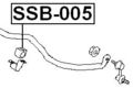 Febest Ssb-005 Front Stabilizer Bushing 