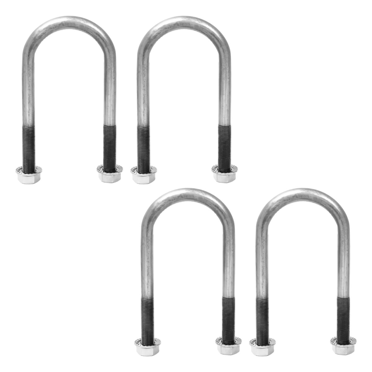 Hecasa Trailer U-bolt For Round Axle 2-7 8 In X 5-5 Suspension U-bolts