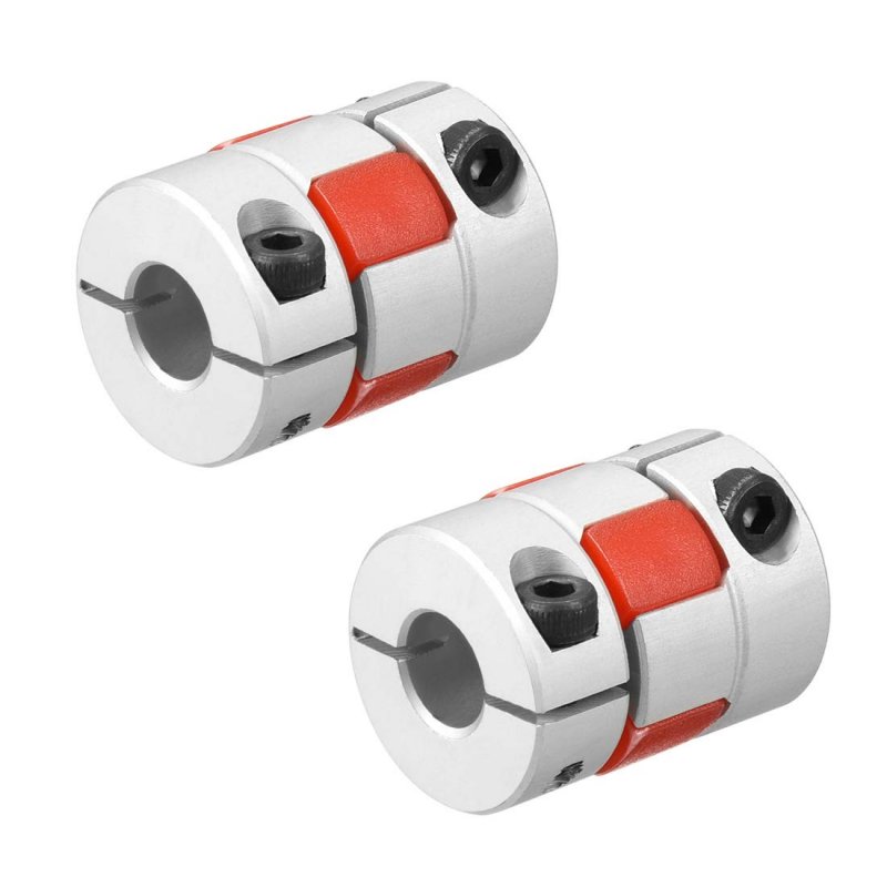 2pcs Shaft Coupling 8mm To Bore L25xd20 Flexible Coupler Joint For Servo Stepped Motor