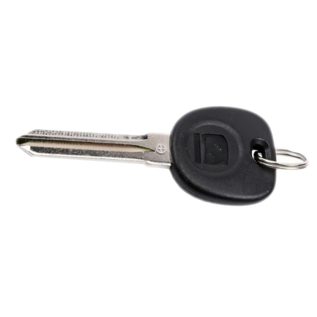 Chevy Equinox 2007 2008 2009 Door Lock And Ignition Key Copper Alloy Plastic Black Silver Double Cut 0 268 In 7 12 Mm Head