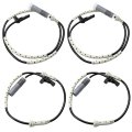 Abs Wheel Speed Sensor 4pcs For Bmw 128i 2008 2013 323i 325i 2006 328i 2007 2011 Replaces 34526760424 34526760425 Als463 Als449 