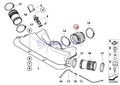 Bmw Genuine Intake Manifold Boot Air Duct To Throttle Housing 750i 750li 