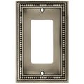 Brainerd Mfg Liberty Hdw W10237-bsp-u Pewt Bead 1g Deco Plate 