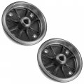 Caltric Rear Left And Right Brake Drum Compatible With Kawasaki Mule 550 Kaf300c 1997-2004