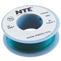 Nte Electronics Wh26-05-25 Hook Up Wire Stranded Type 26 Gauge 25 Length 300v Green 