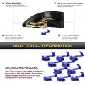 Vipmotoz 4in1 Led Rear Drl Reverse Brake Turn Signal Lights Lamps Reflector Compatible With 2006-2013 Lexus Is250 Is350 Sedan